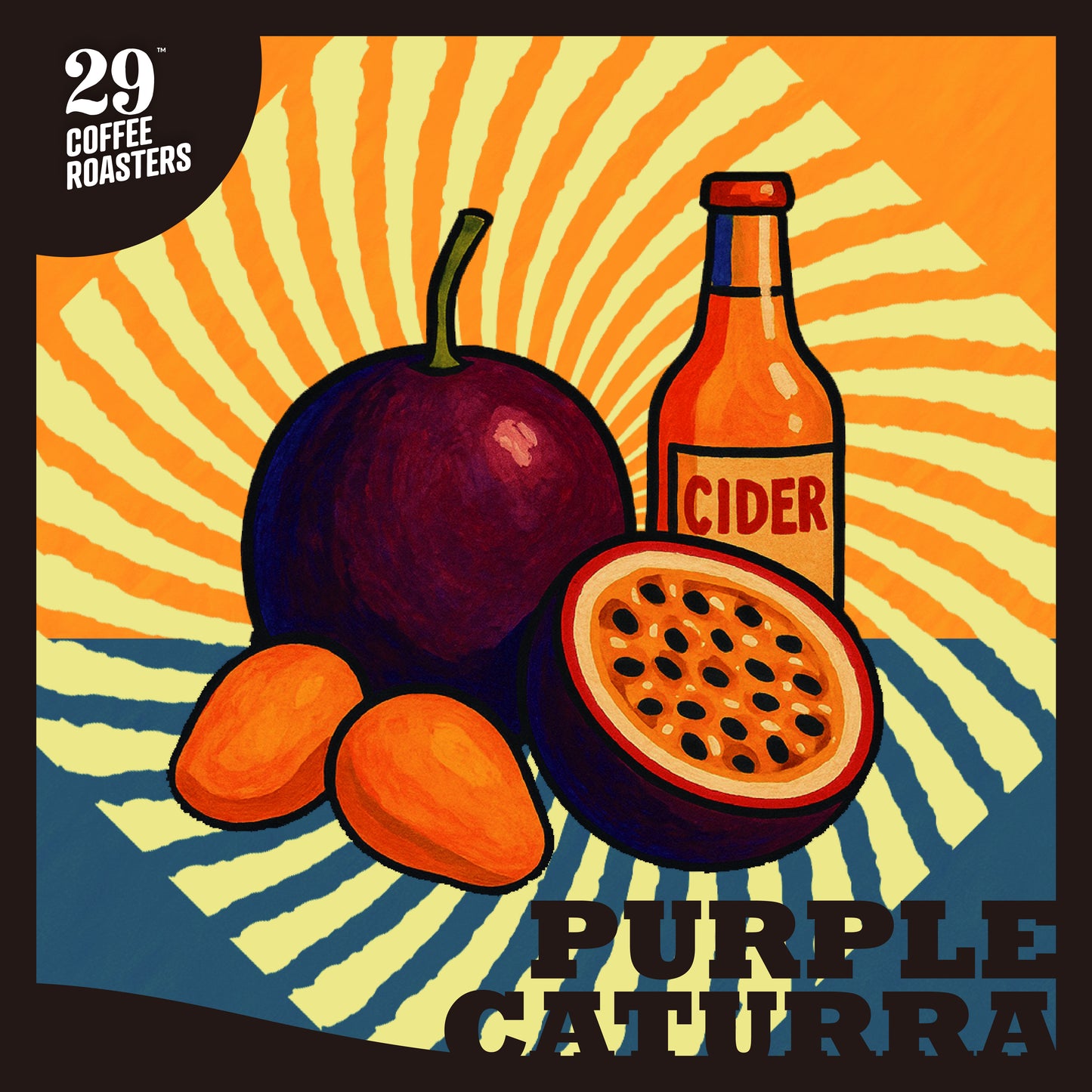 淺焙 哥倫比亞 百香果颶風 發酵水洗